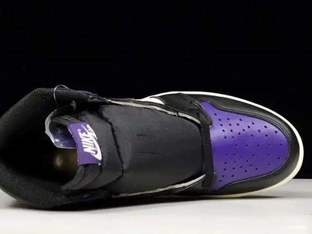 Jordan 1 Purple Court 555088-501 Air 0609